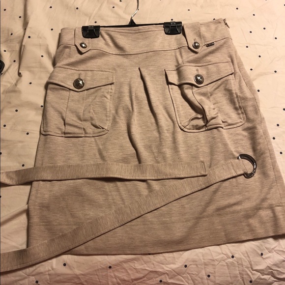 St. John Dresses & Skirts - St John Spa size 10 very light brown miniskirt